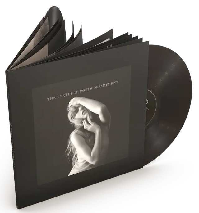 The Tortured Poets Department (2LP Ink Black Vinyl) + Bonus Track