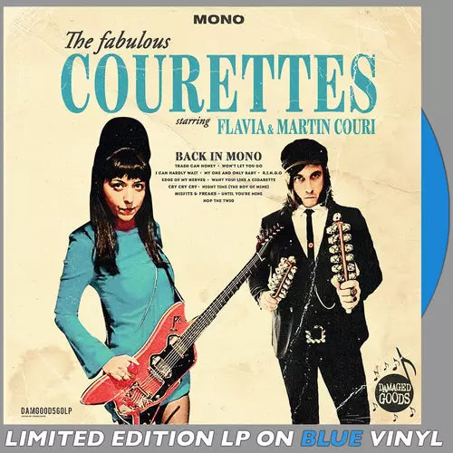 The Courettes - Back In Mono (1LP Blue Vinyl)