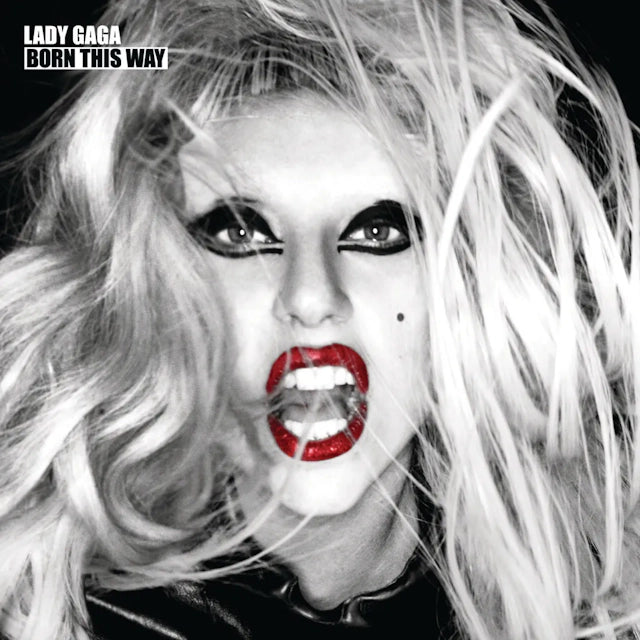 Second studio album by the popular American singer. The follow up to her hugely successful debut album 'The Fame', the album features the singles 'Born This Way', 'Judas' and 'The Edge of Glory'.