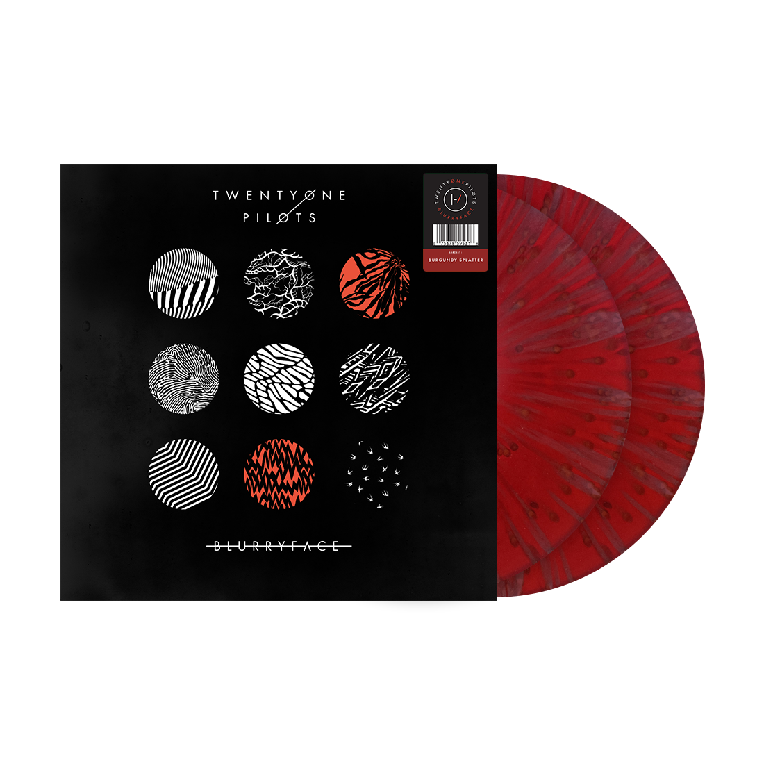 Twenty One Pilots - Blurryface (2LP Burgundy Splatter Vinyl)