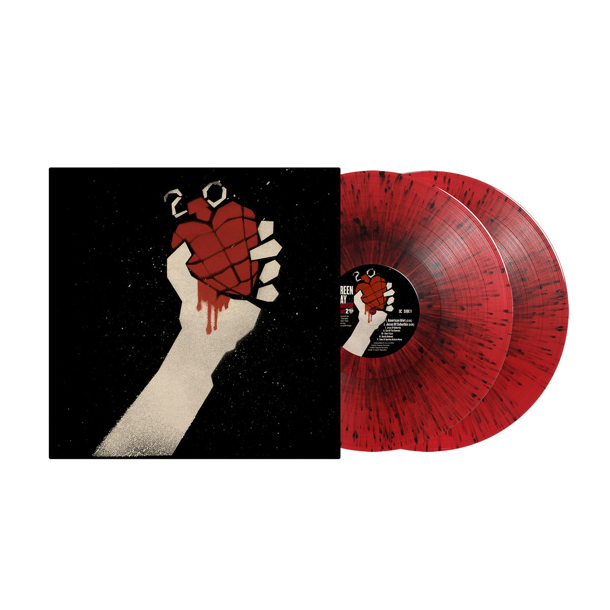 Green Day - American Idiot (2LP Red & Black Vinyl)