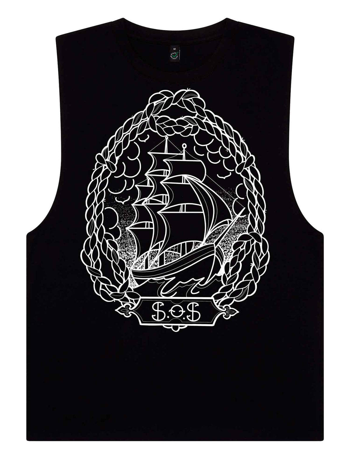 HMS SOS Sleeveless T-Shirt - Save Our Souls Clothing