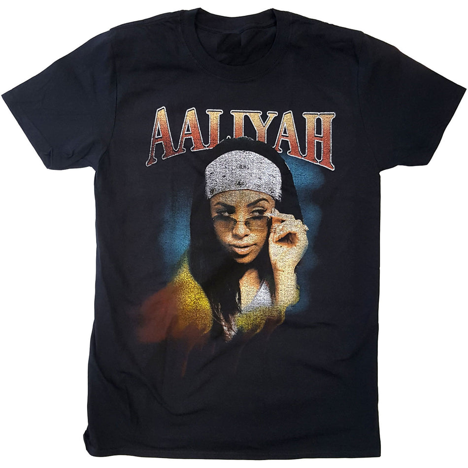 Aaliyah: Trippy T-Shirt - Save Our Souls Records