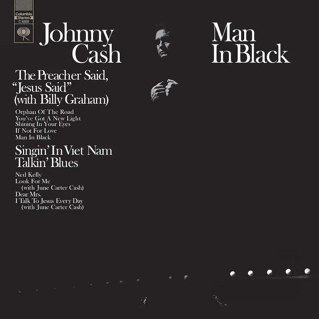 Johnny Cash - Man In Black (1LP Clear Vinyl)