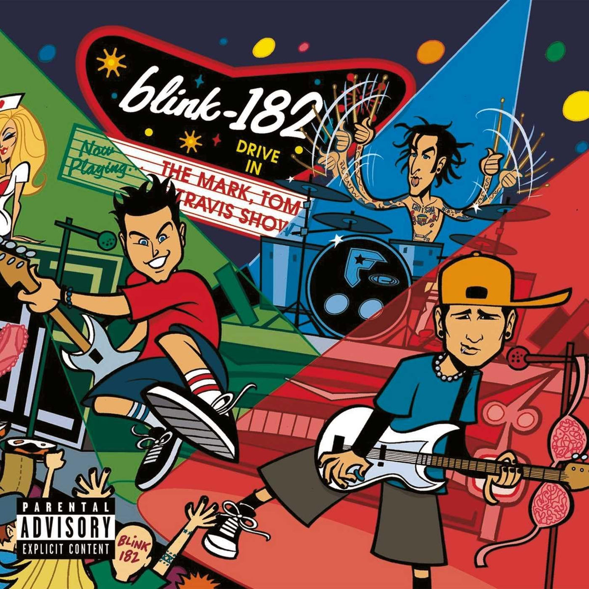 Blink 182 - The Mark, Tom & Travis Show (2LP Gatefold)