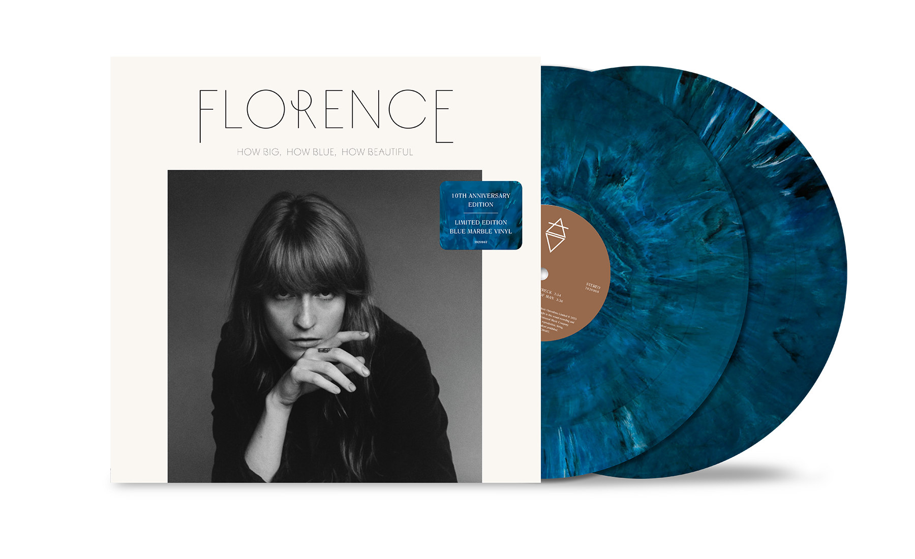 Florence & The Machine - How Big, How Blue, How Beautiful (2LP Blue Marble Vinyl)