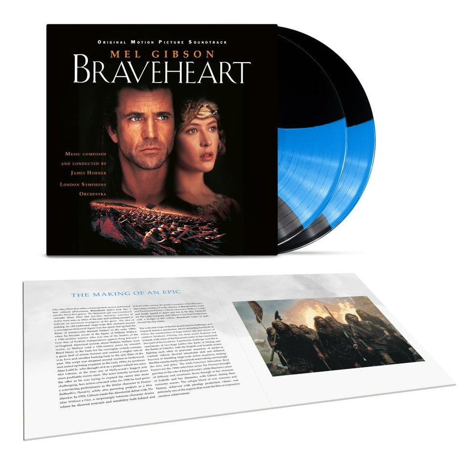 Braveheart (Original Motion Picture Soundtrack - 30th Anniversary Edition) (2LP Blue Streak Vinyl)