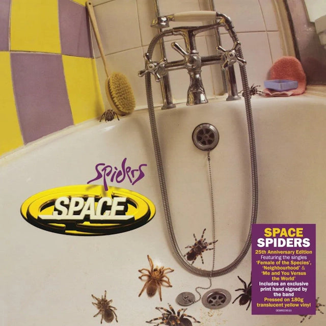 Space - Spiders (1LP Yellow Vinyl) 25th Anniversary Edition