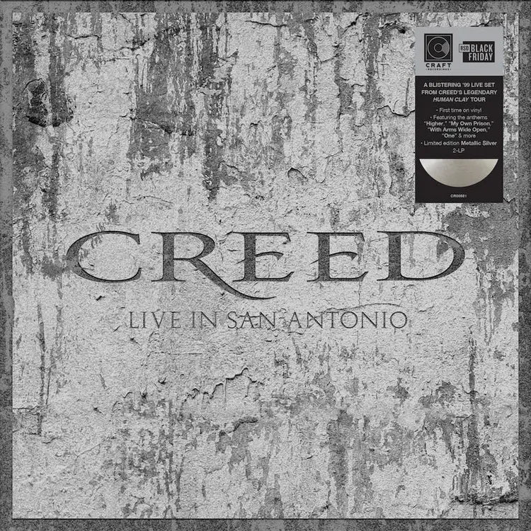 Creed - Live In San Antonio (11/14/1999) - RSD Black Friday 25 (2LP Metallic Silver Vinyl)
