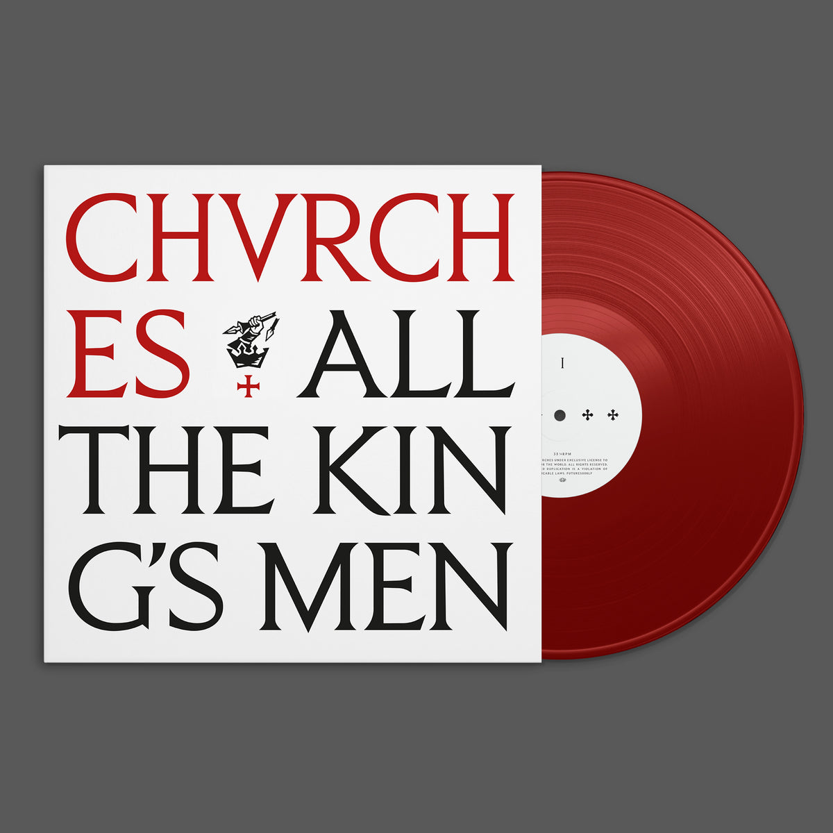 Chvrches - All The King's Men (1LP Apple Red Vinyl)