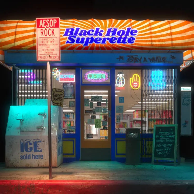 Aesop Rock - Black Hole Superette (2LP Black Ice Vinyl)