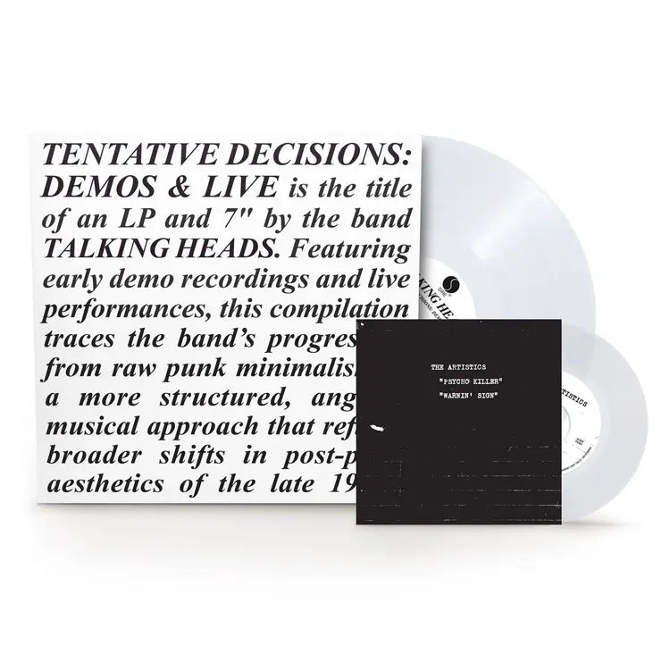 Talking Heads - Tentative Decisions 1974 - 1976 - RSD Black Friday 25 (1LP + 7" Clear Vinyl)