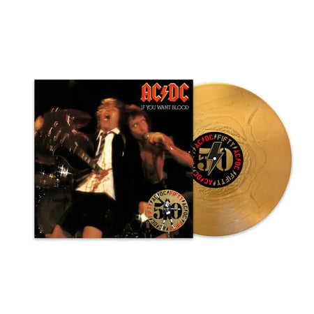AC/DC - If You Want Blood - 50th Anniversary Edition (1LP Gold Vinyl)
