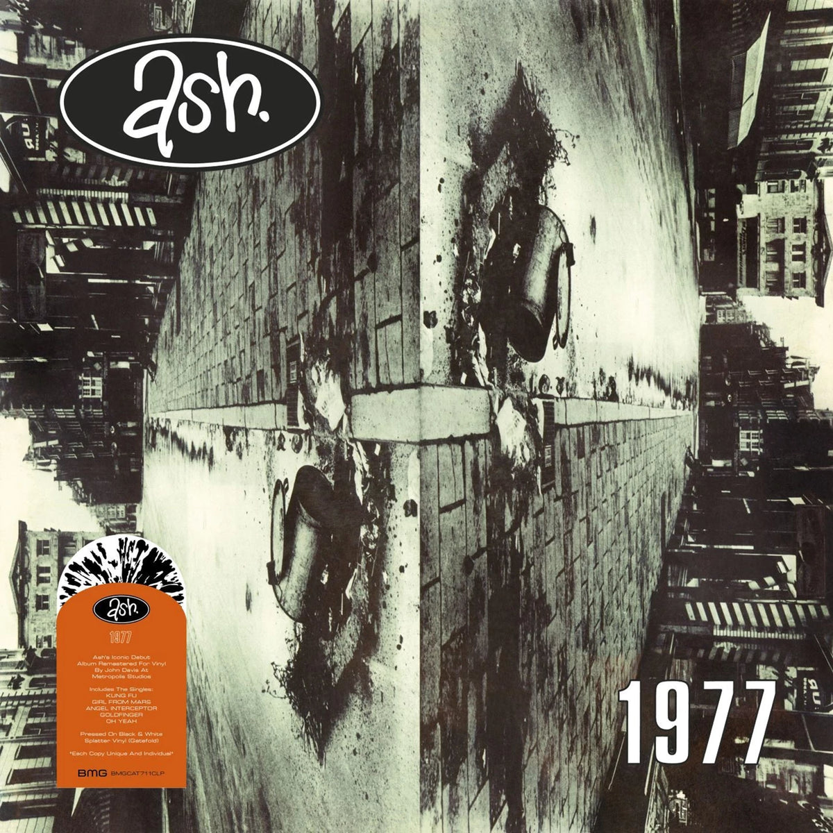 Ash - 1977 (1LP Gatefold Black & White Marbled Vinyl)