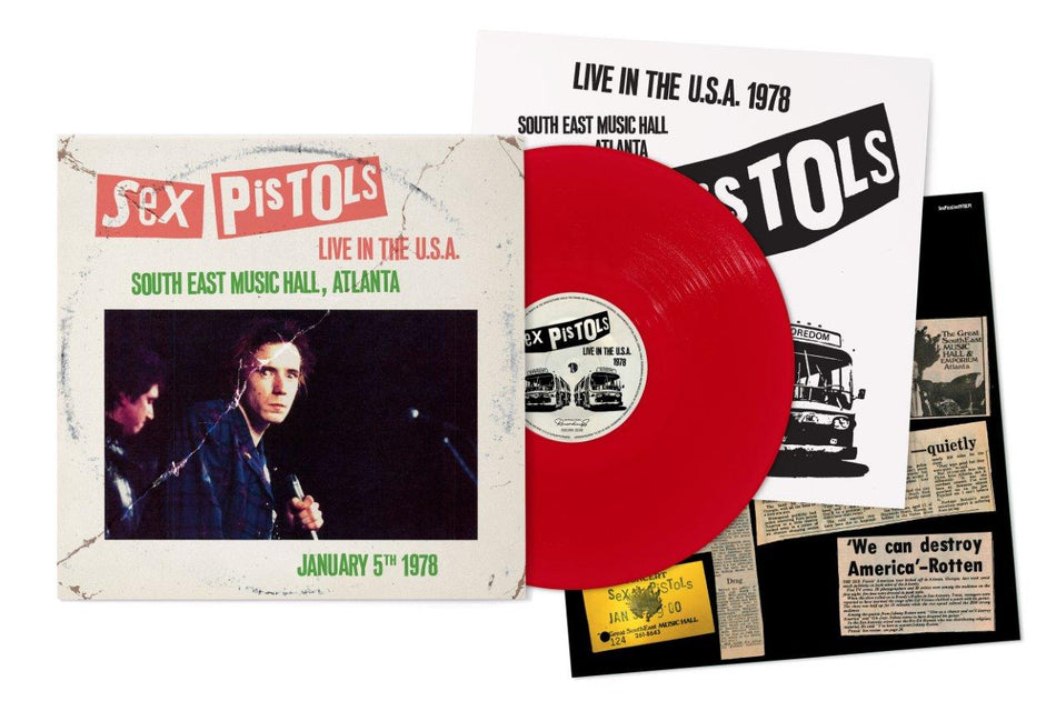 Sex Pistols - Live In The USA 1978, Atlanta (1LP Red Vinyl)