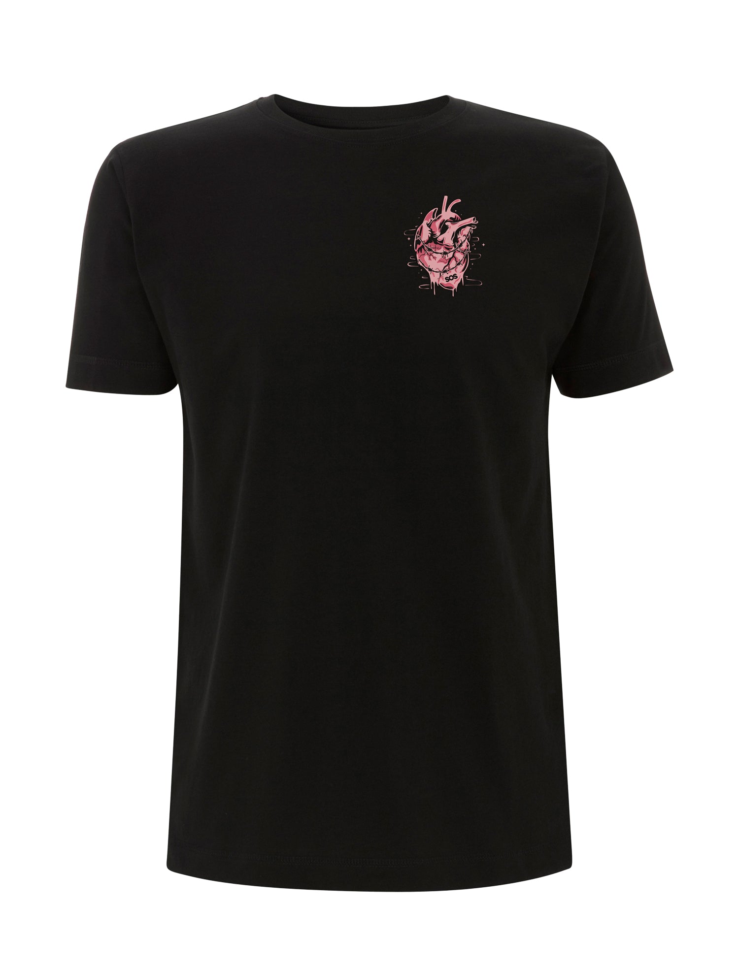 Barbed Wire Heart T-Shirt - Save Our Souls Clothing