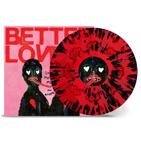 Better Lovers - God Made Me An Animal (1LP Red & Black Splatter Vinyl)