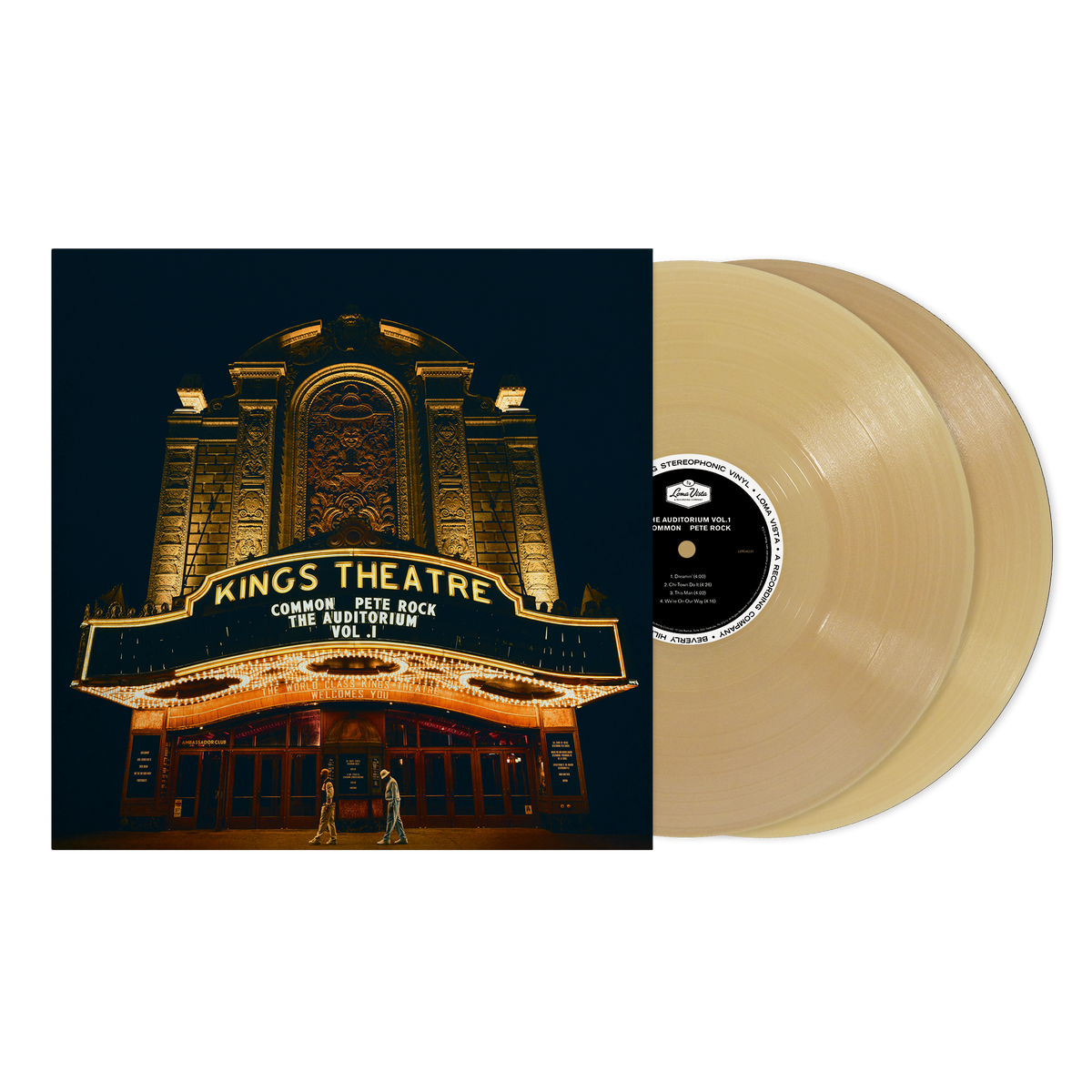 Common & Pete Rock - The Auditorium Vol. 1 (2LP Indie Tan Vinyl)