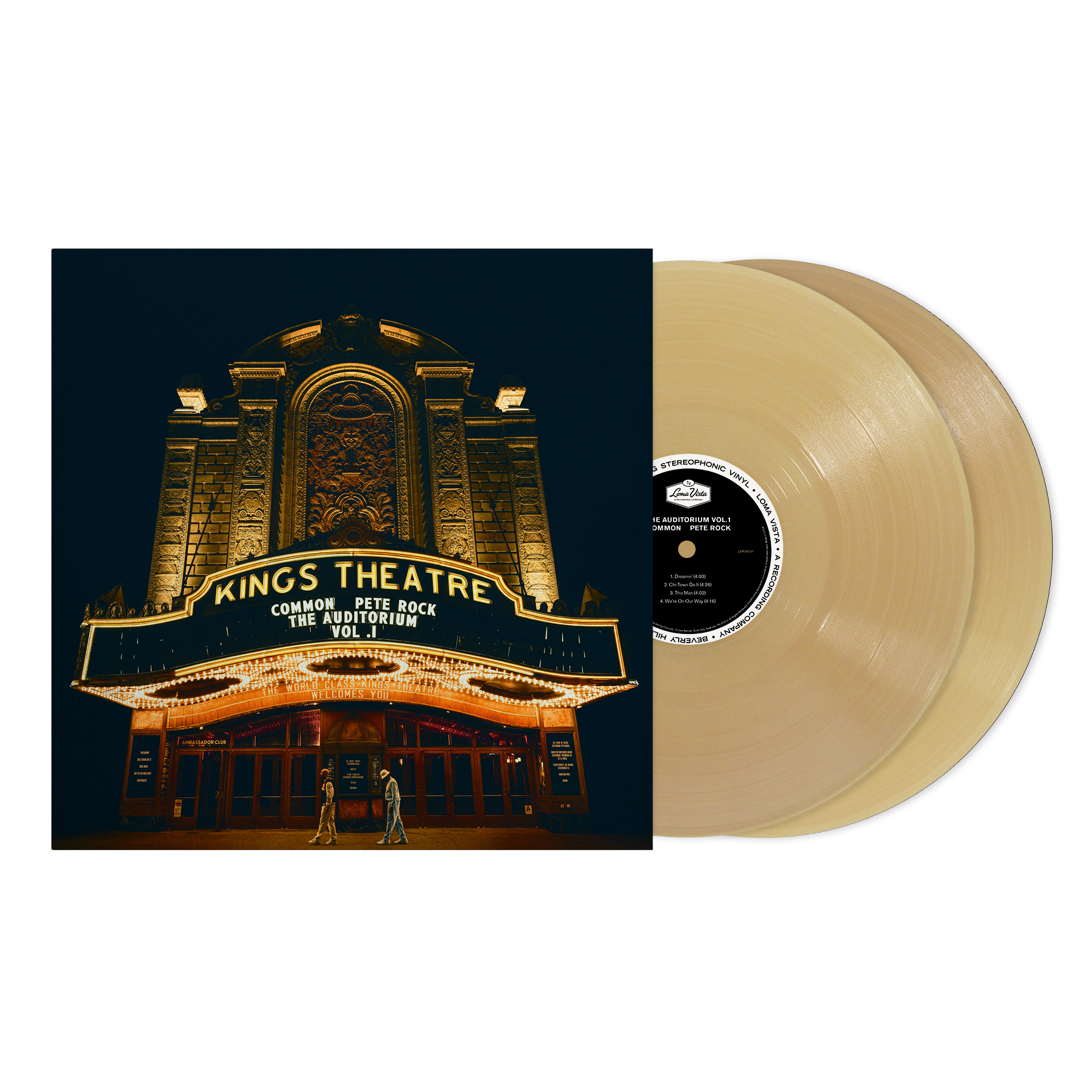 Common & Pete Rock - The Auditorium Vol. 1 (2LP Indie Tan Vinyl)