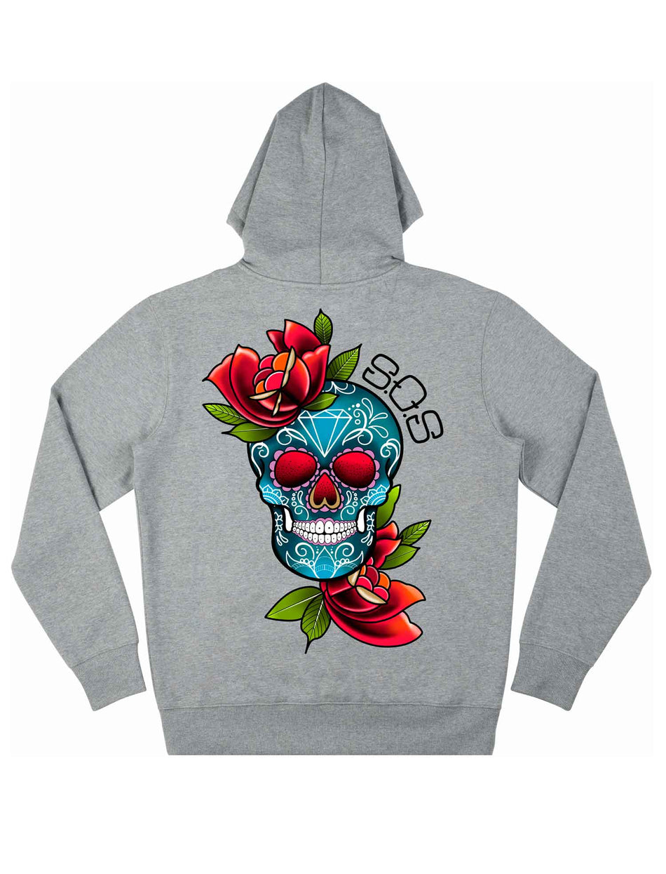 Candy Skull Hoodie - Save Our Souls Clothing