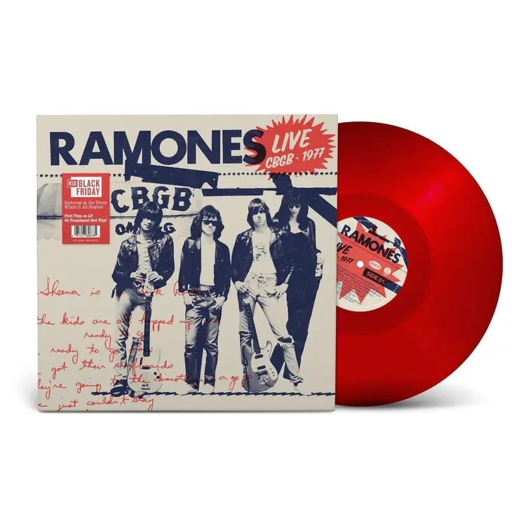 Ramones - Live At CBGB's - RSD Black Friday 25 (1LP Red Vinyl)