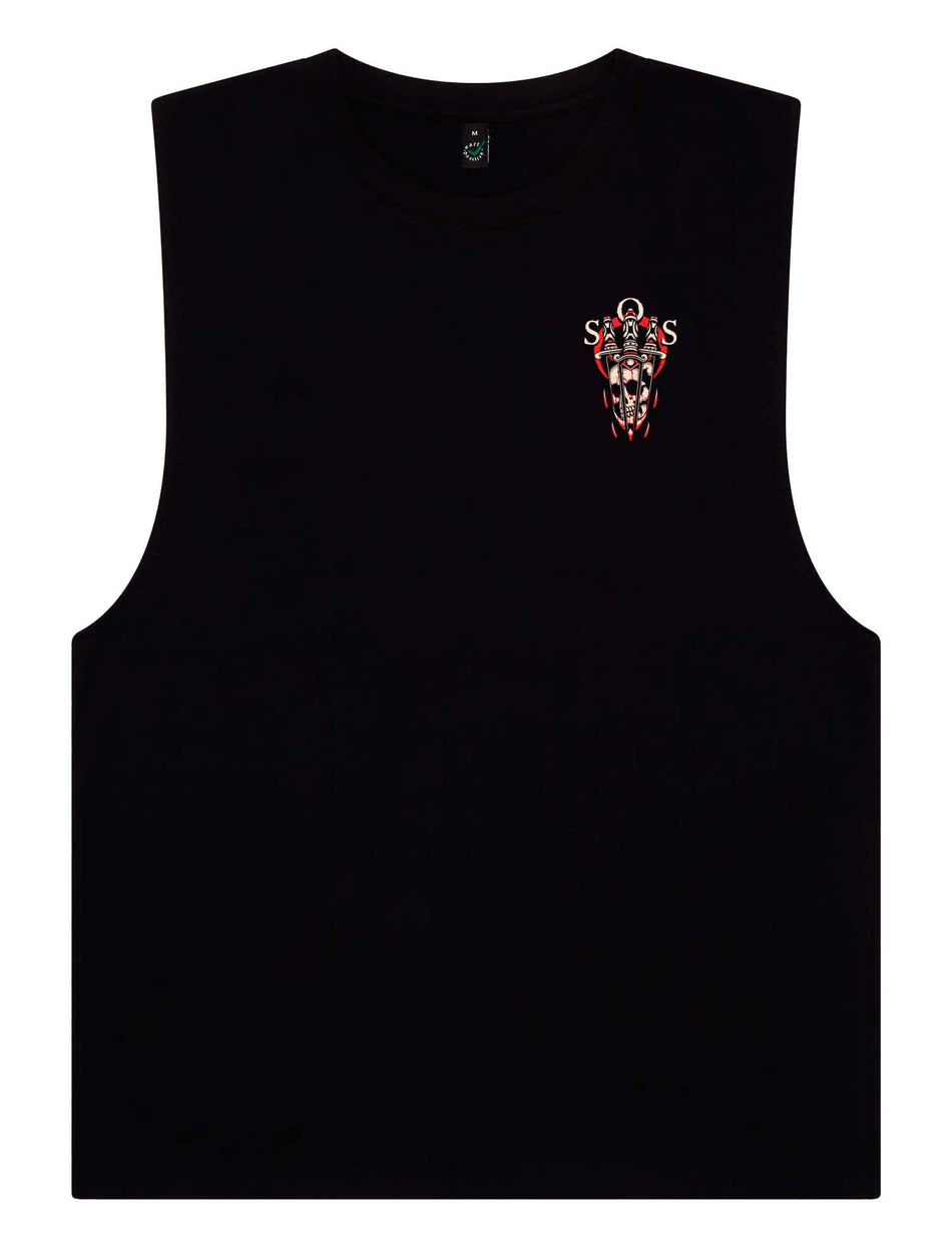 Dagger Sleeveless T-Shirt - Save Our Souls Clothing