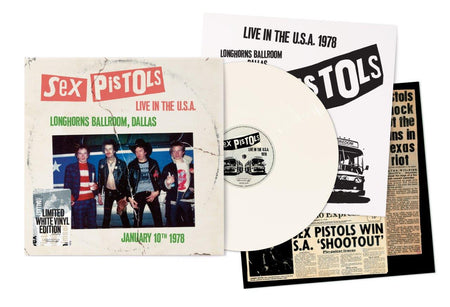 Sex Pistols - Live In The USA 1978, Dallas (1LP White Vinyl)