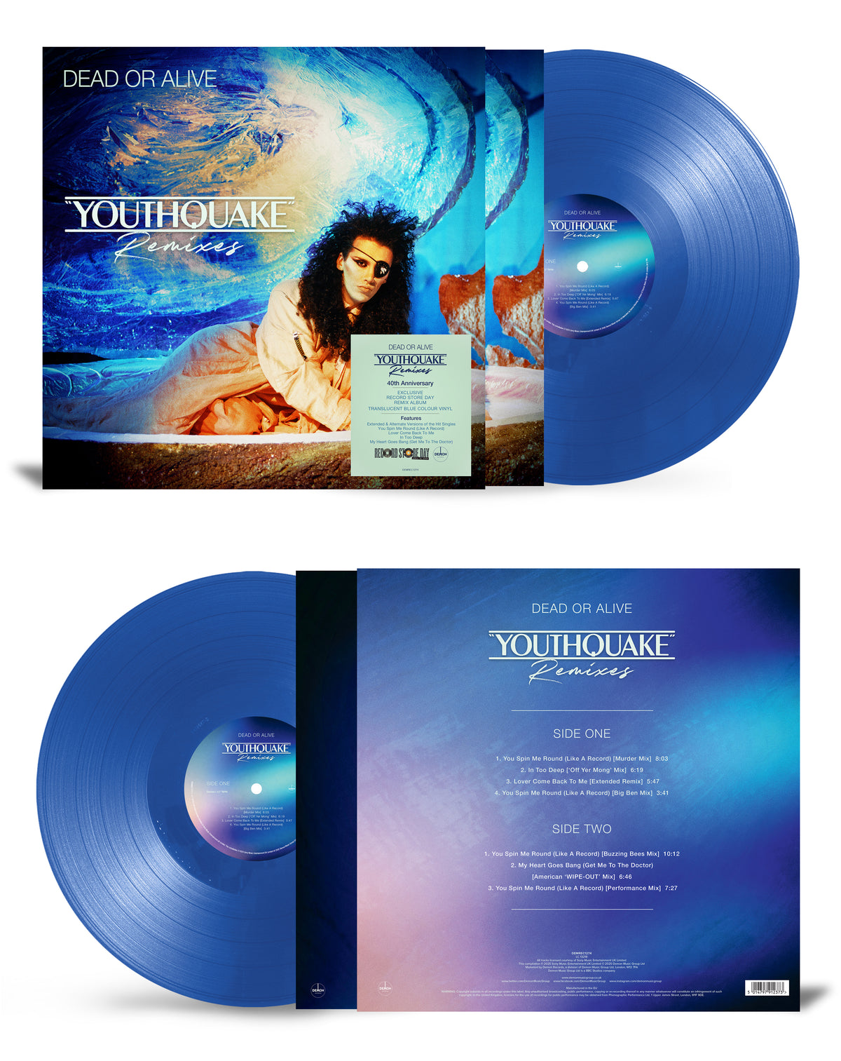 Dead Or Alive - Youthquake Remixes  - RSD 2025 (1LP Blue Vinyl)