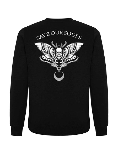 Death Moth Sweatshirt - Save Our Souls Clothing