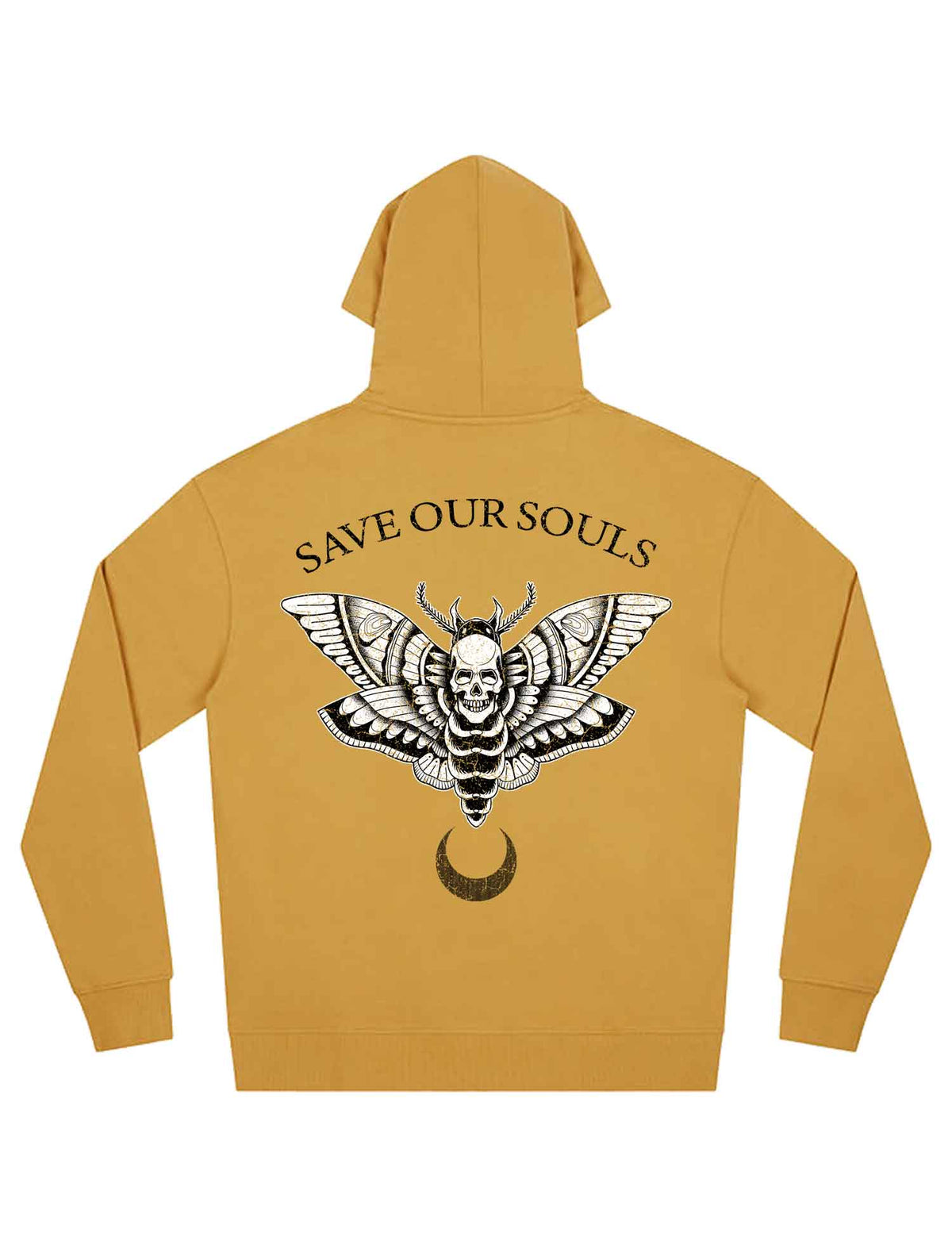 Death Moth Distressed Hoodie - Limited Edition - Save Our Souls