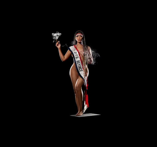 Beyonce - Cowboy Carter (2LP White Vinyl Snake Face Cover)