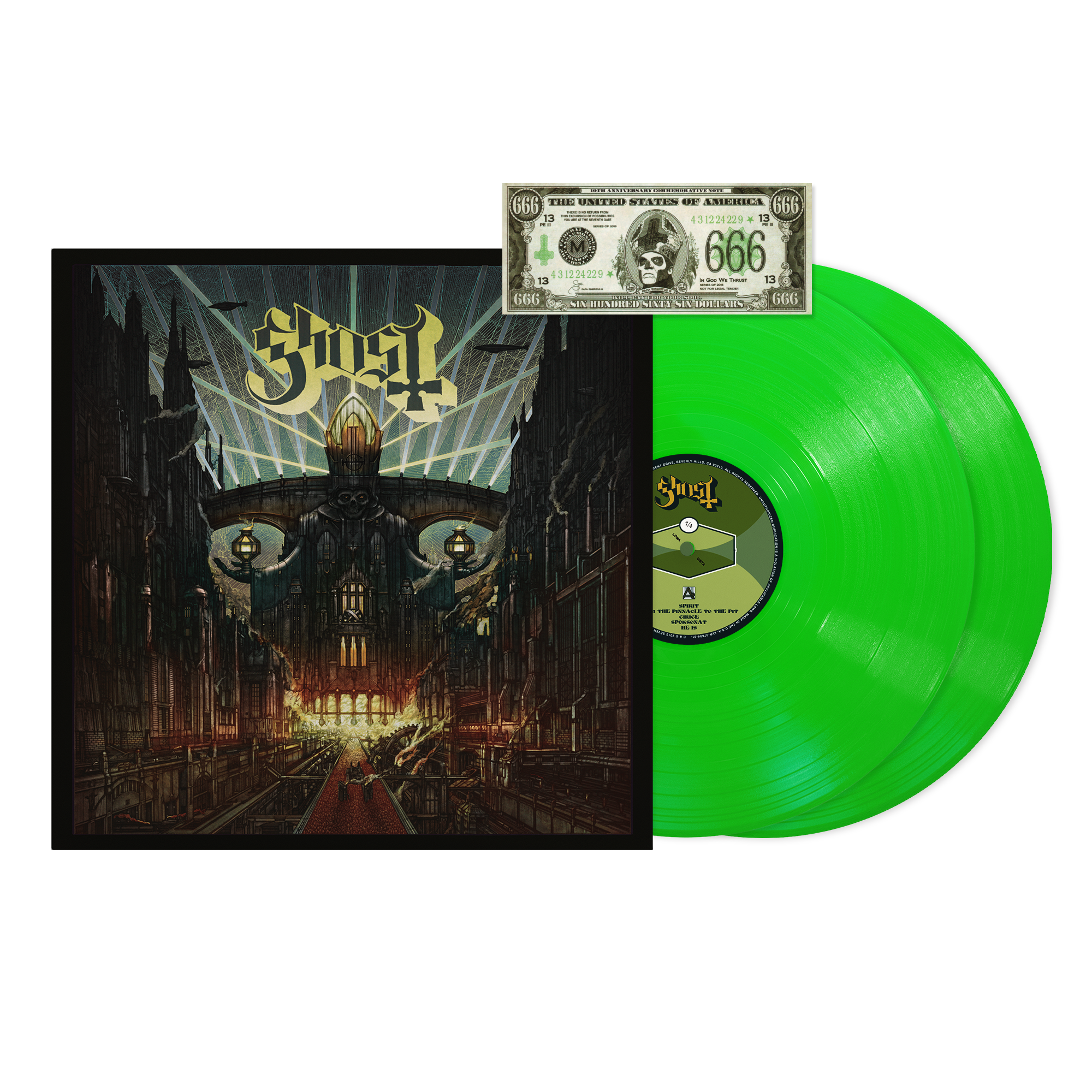 Ghost - Meliora - Deluxe 10th Anniversary Edition (2LP Neon Green)