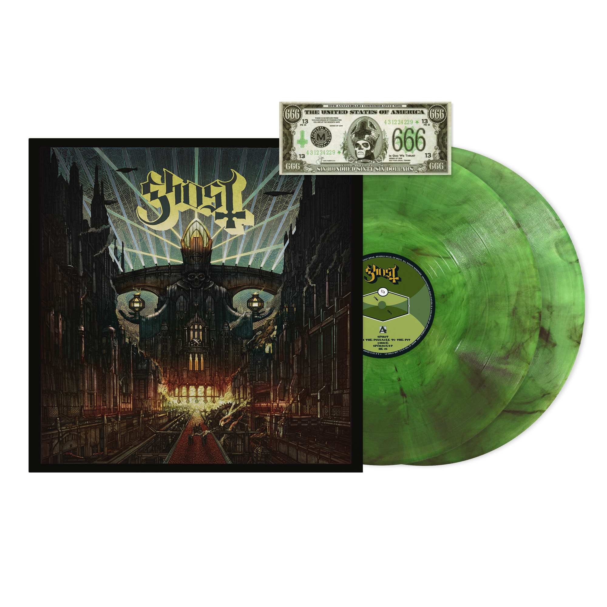 Ghost - Meliora - Deluxe 10th Anniversary Edition (2LP Green Smoke Vinyl)