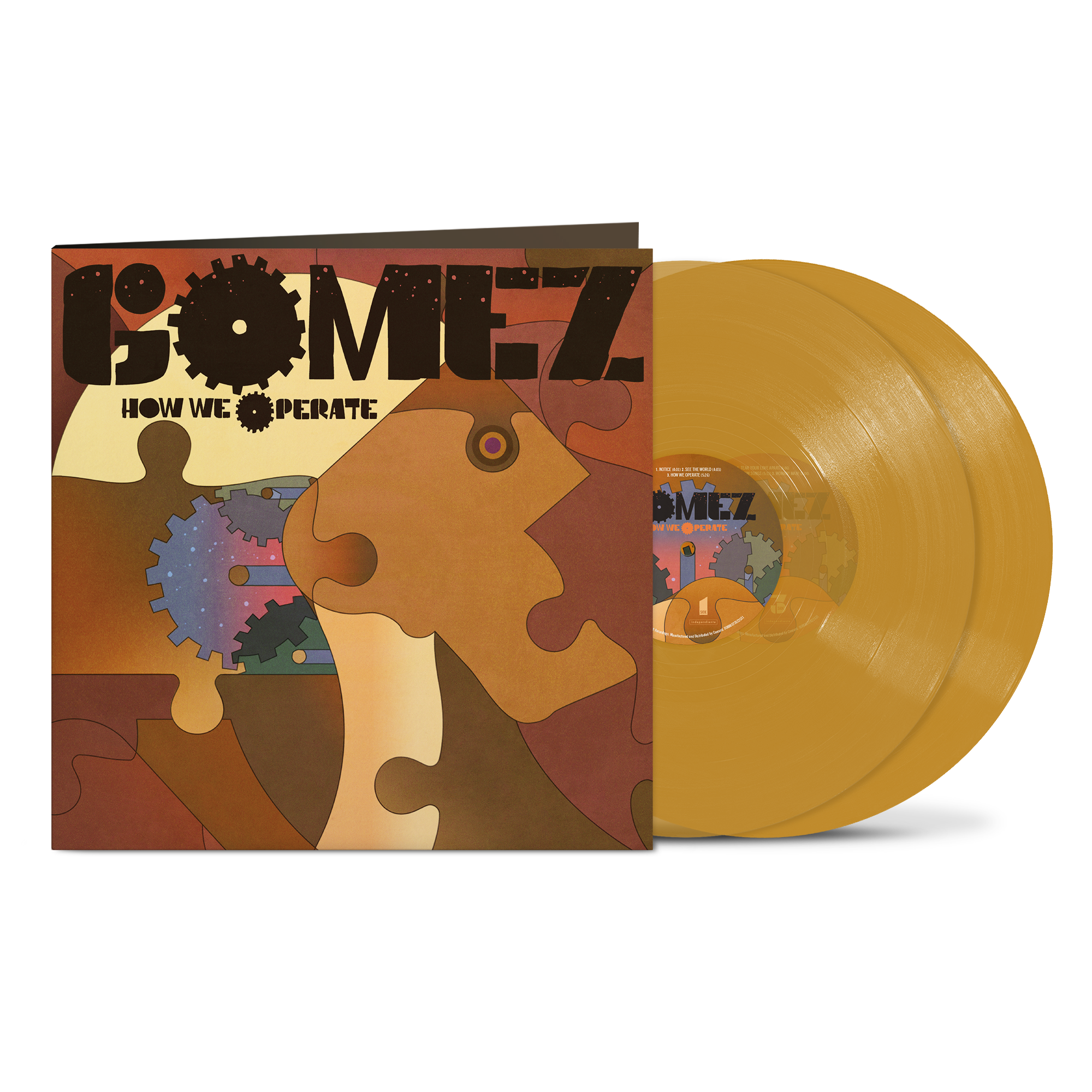 Gomez - How We Operate - NAD 2024 (2LP Translucent Amber Vinyl)