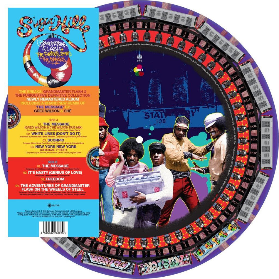 The Breaks: Grandmaster Flash & The Furious Five Definitive Collection (1LP Zoetrope Vinyl)