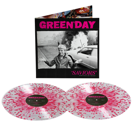 Green Day - Saviors (édition de luxe) (2LP Clear & Pink Vinyl)