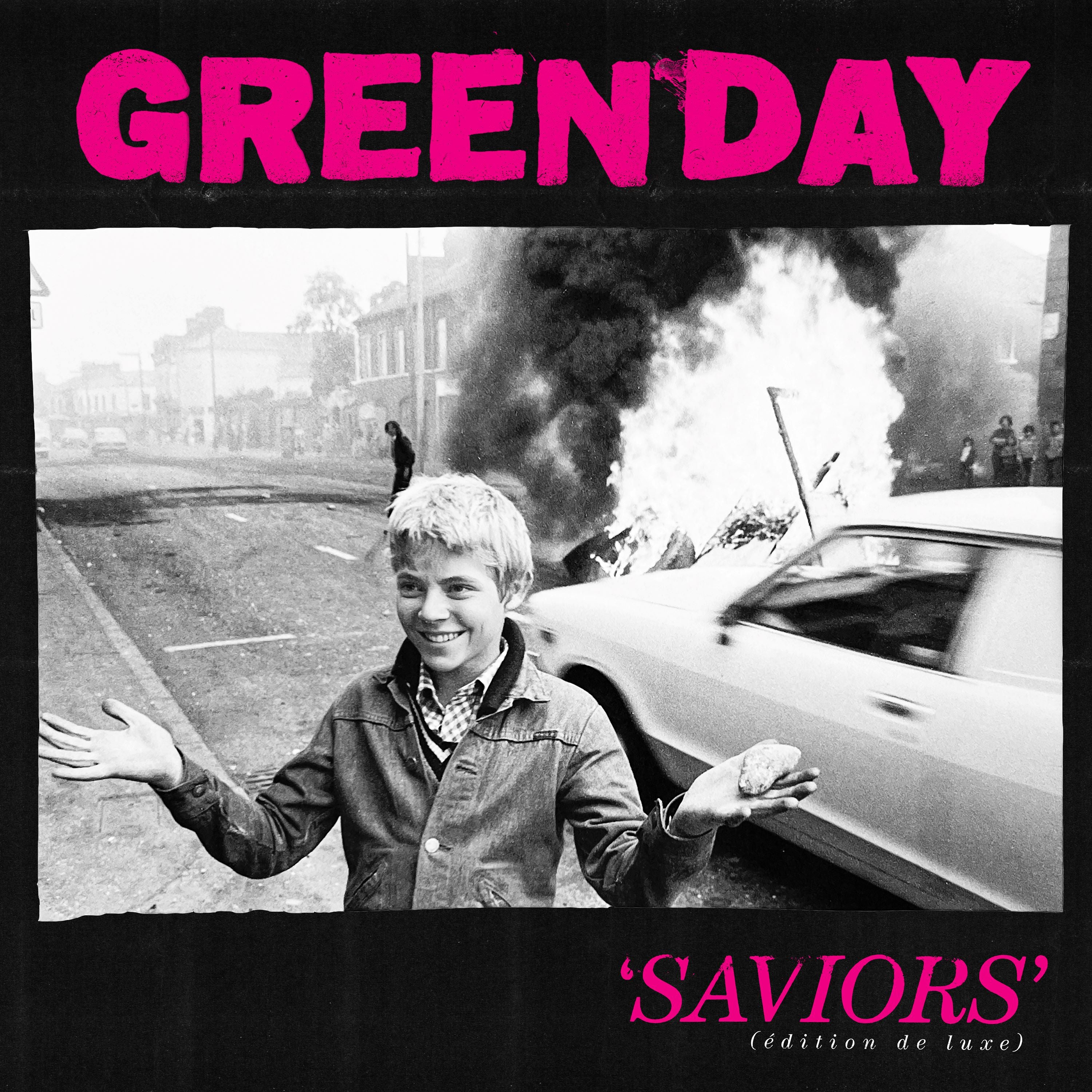 Green Day - Saviors (édition de luxe) (2LP Clear & Pink Vinyl)