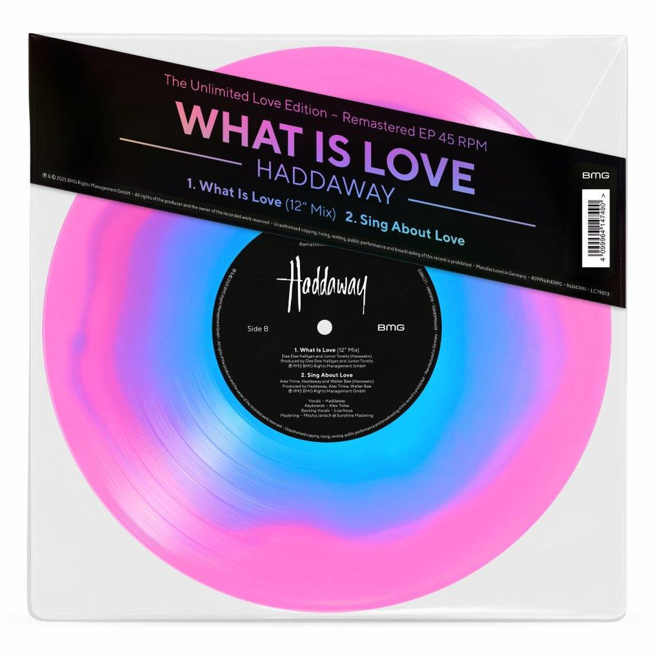 Haddaway - What Is Love EP (10" Multi Colour Vinyl)