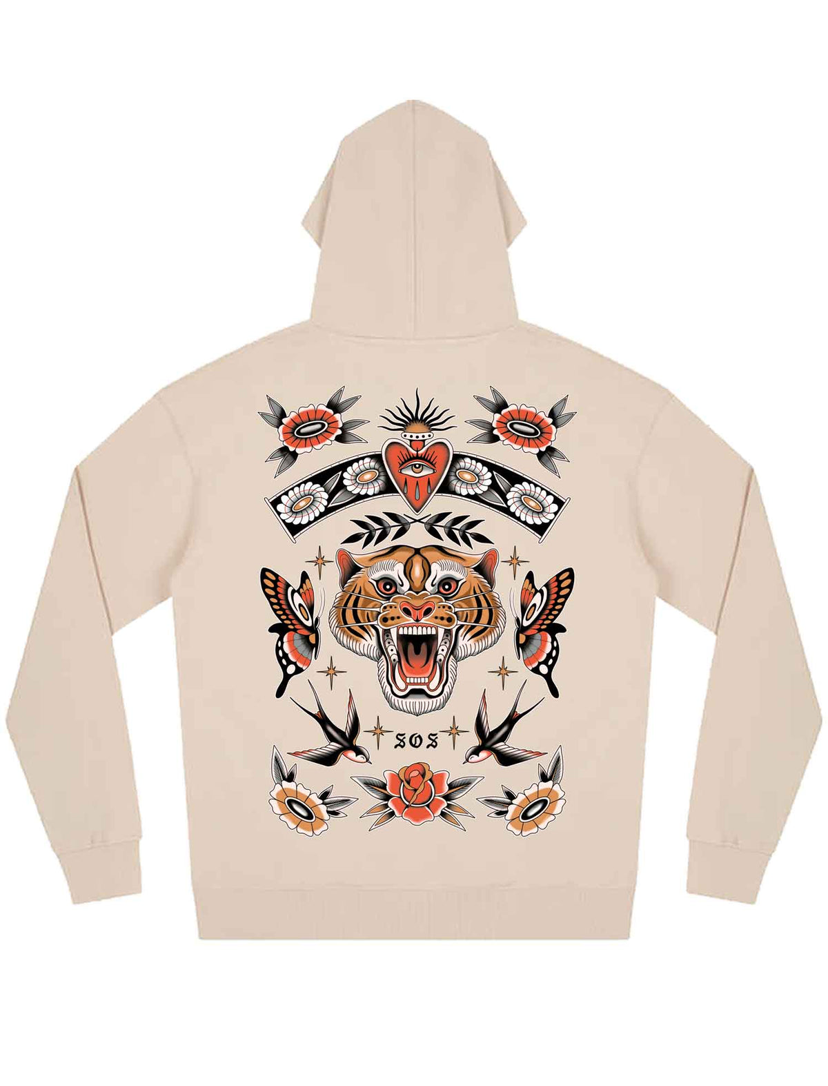 Tiger Flash Sheet Hoodie - Save Our Souls Clothing