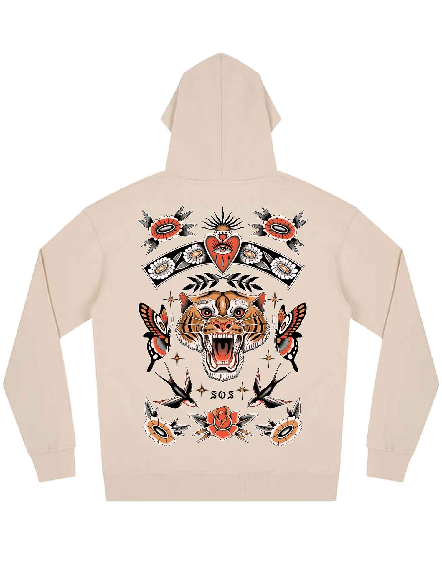 Tiger Flash Sheet Hoodie - Save Our Souls Clothing