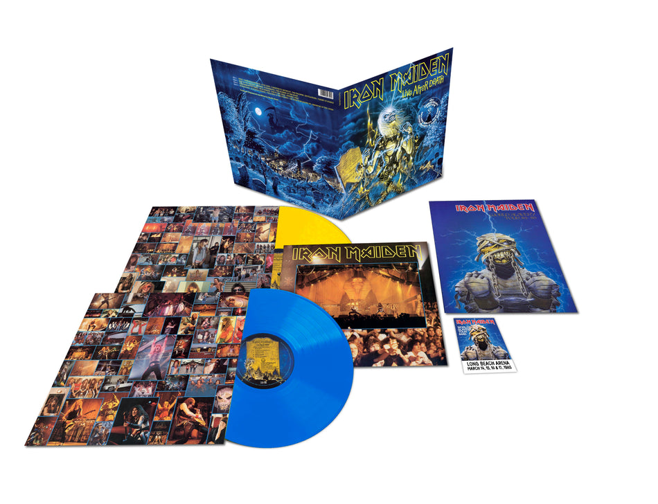 Live After Death (40th Anniversary) (2LP Blue & Yellow Vinyl)