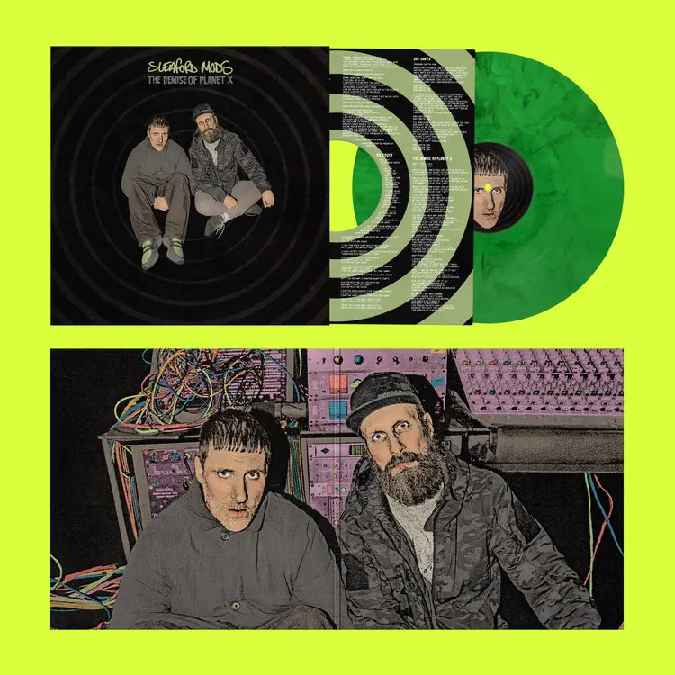 Sleaford Mods - The Demise Of Planet X (1LP Neon Green Marbled Vinyl)