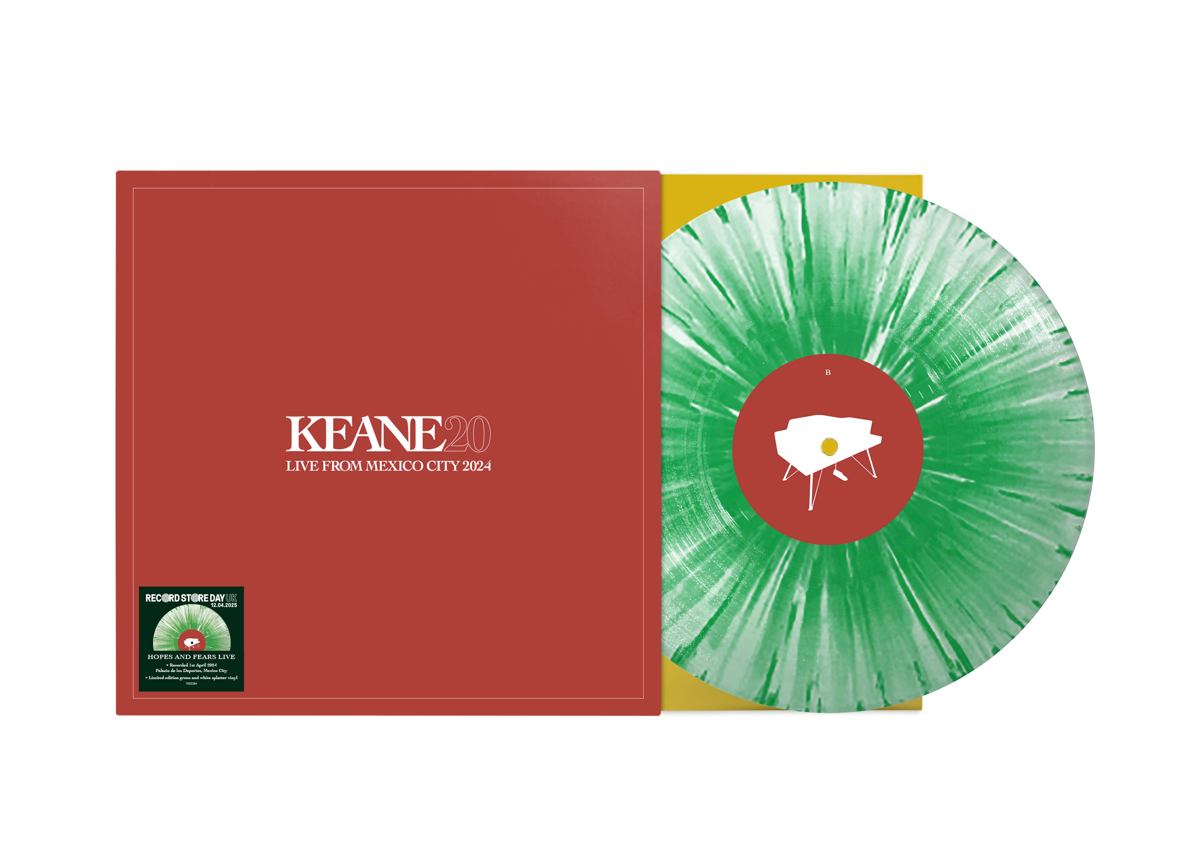 Keane - Live From Mexico City 2024 - RSD 2025 (1LP Splatter Vinyl)