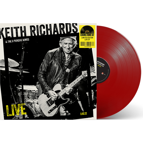 Keith Richards - Live 3.10.22 - RSD 2025 (1LP Red Vinyl)