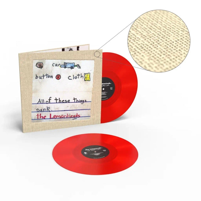 The Lemonheads - Car Button Cloth - (Deluxe Expanded ‘Clothbound’ Edition) (2LP Red Vinyl)