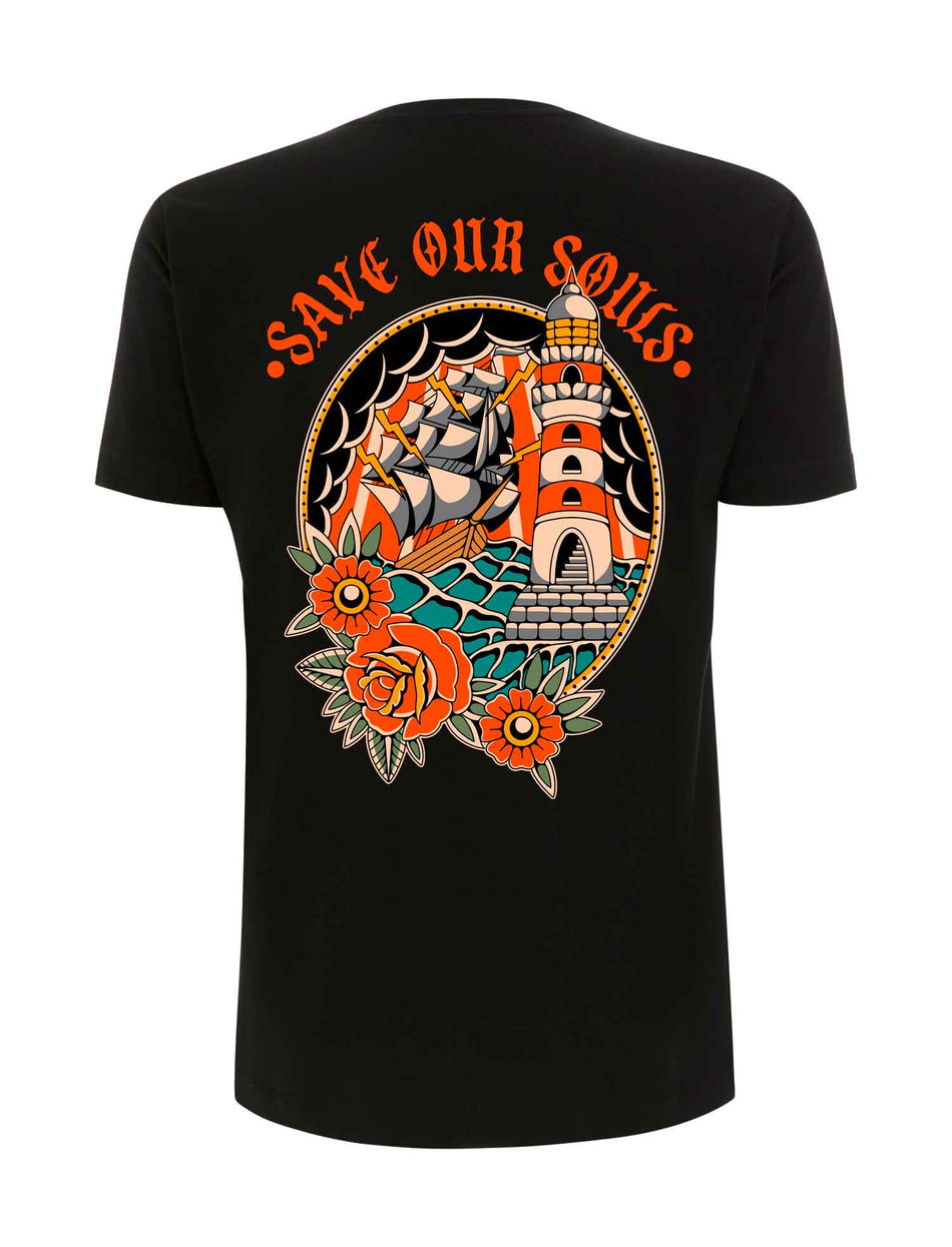 Lost At Sea T-Shirt - Save Our Souls Records