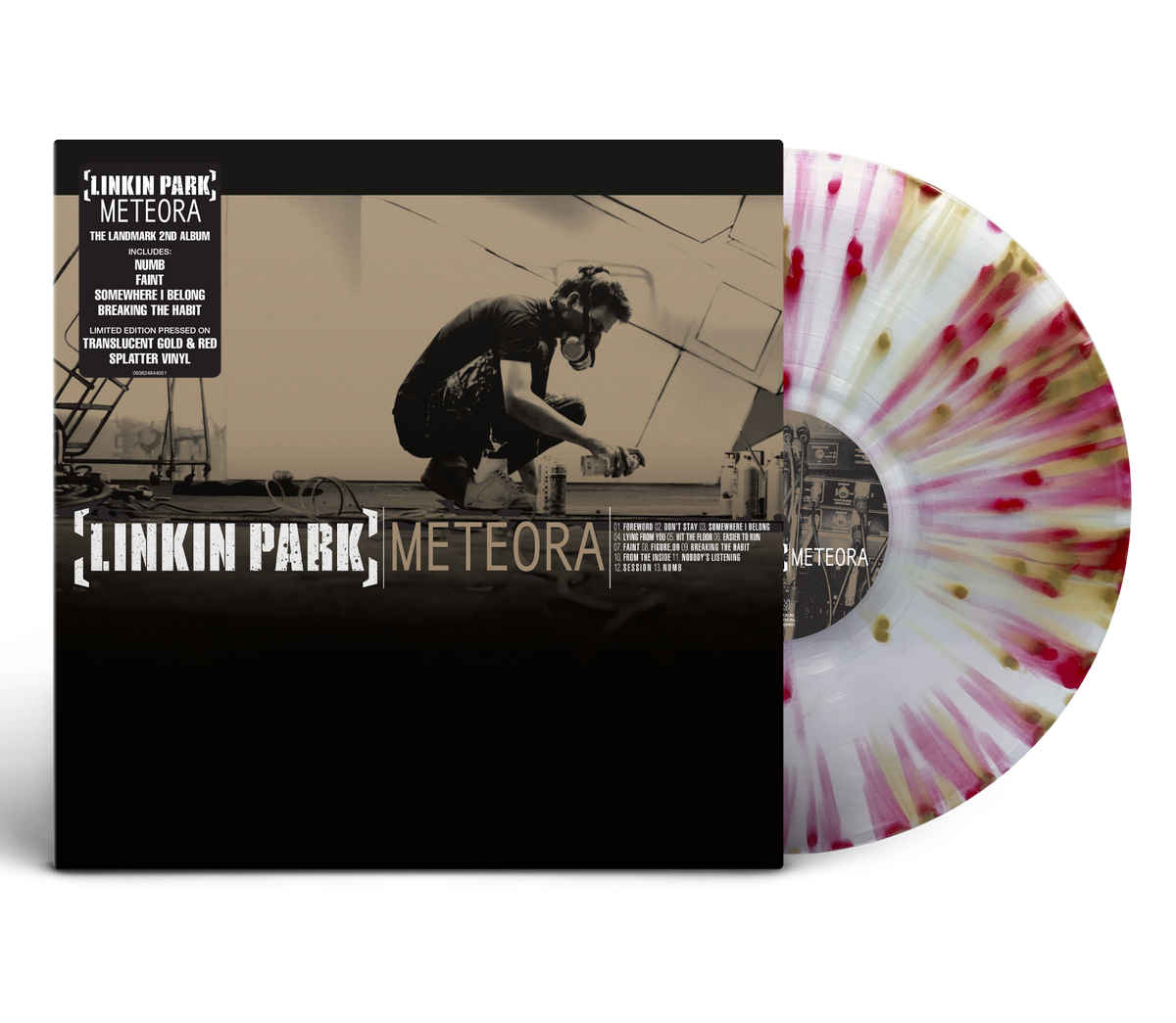 Linkin Park - Meteora (1LP Translucent Gold & Red Splatter)