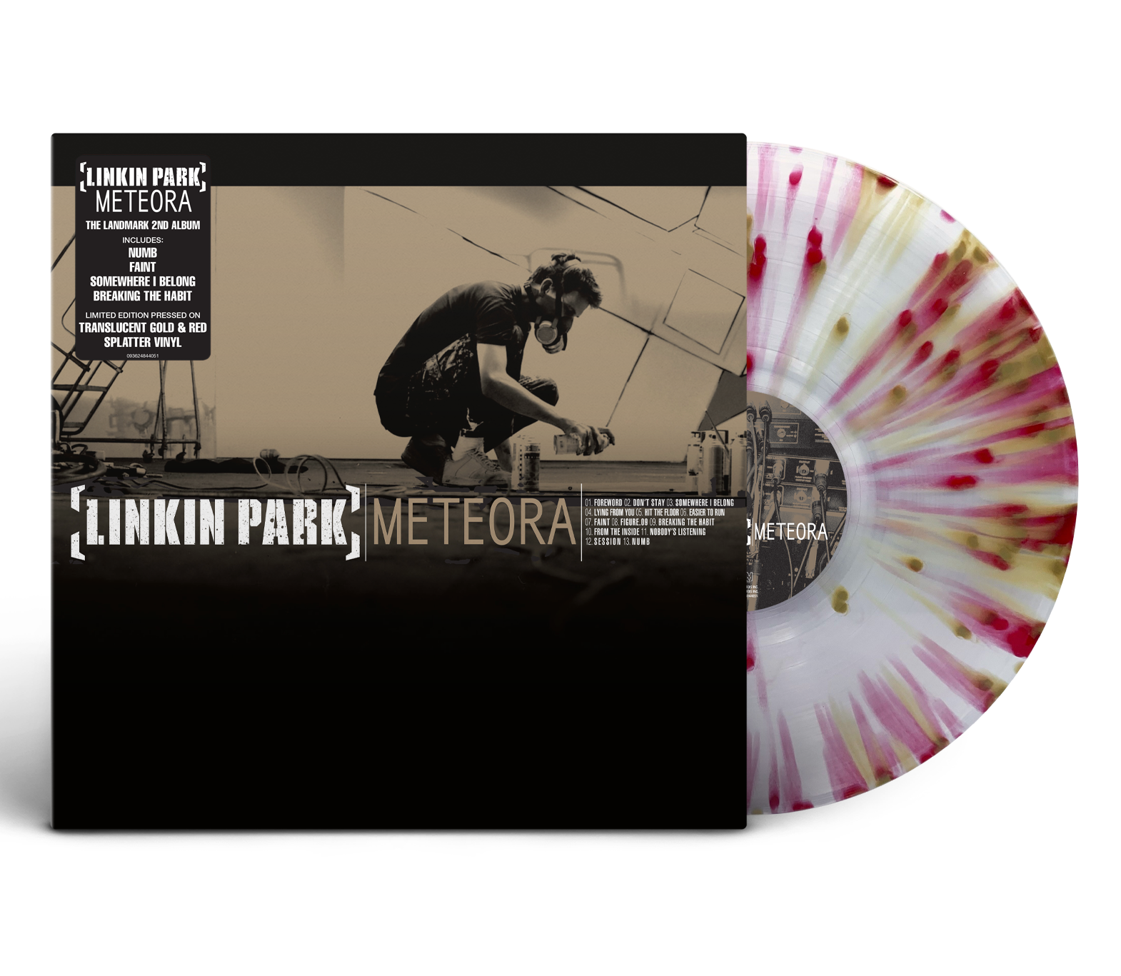 Linkin Park - Meteora (1LP Translucent Gold & Red Splatter)