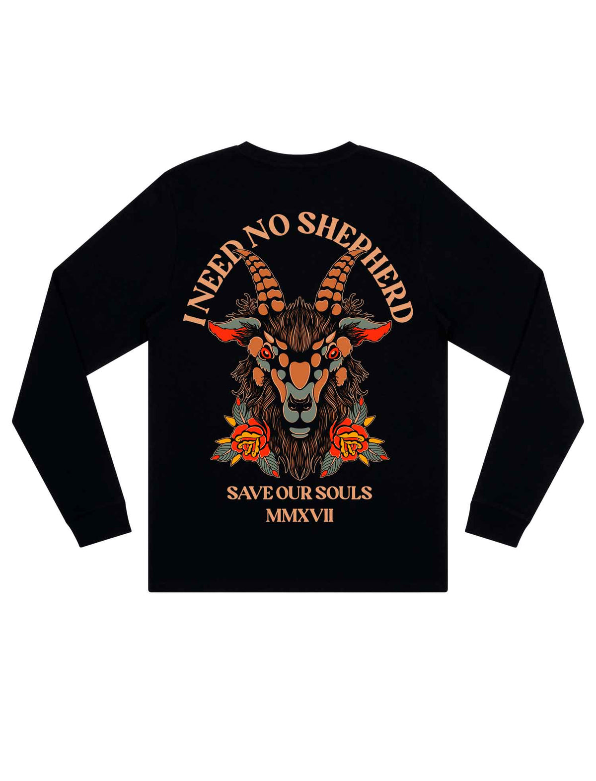 No Shepherd Long Sleeve T-Shirt - Save Our Souls Clothing