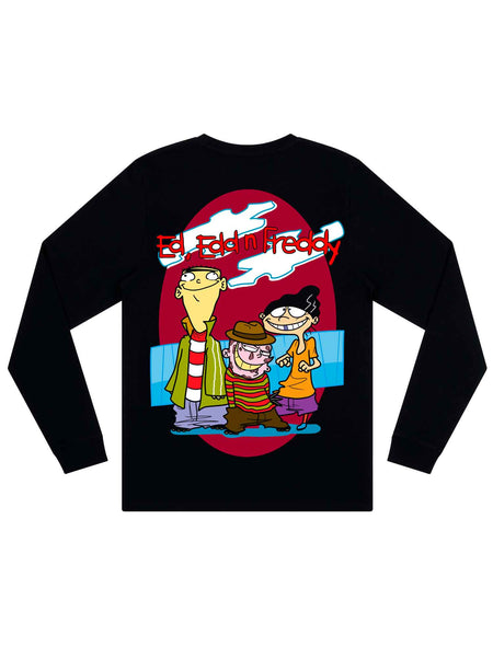 Ed, Edd & Freddy Long Sleeve T-Shirt - Save Our Souls Clothing